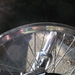 BSA Gold Star - 1955 -Borrani Wheel Rim, New Spokes and Alloy Rim.
