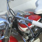 Harley-Davidson Panhead - 1960 - Handlebars, Head Light, Brake and Gas Tank.