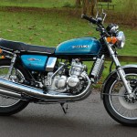 Suzuki GT750 - 1975 - Kettle, Water Buffalo, Engine Points Cover, Radiator and Exhaust.