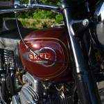 Ariel Square Four - 1952 - Throttle Cable, Ariel Badge, Forks and Lever.