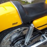 Ducati Desmo 250 - 1974 - Seat, Rear Cowl, Shock Absorber and Side Panel.