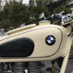 BMW R27 - 1965 - Fuel Tank, BMW Badge and Knee Pads.