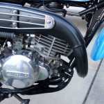 Suzuki TS250 - 1972 - Motor and Transmission, Polished Clutch Cover and Kick Start.