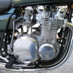 Kawasaki KZ900 - 1976 - Clutch Cover, Ignition Cover, Brake Pedal, Footrest and Exhaust Headers.