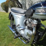 Triumph Speed Twin - 1964 - Motor and Transmission, Exhausts, Triumph Tank Badge and Tank Protector.