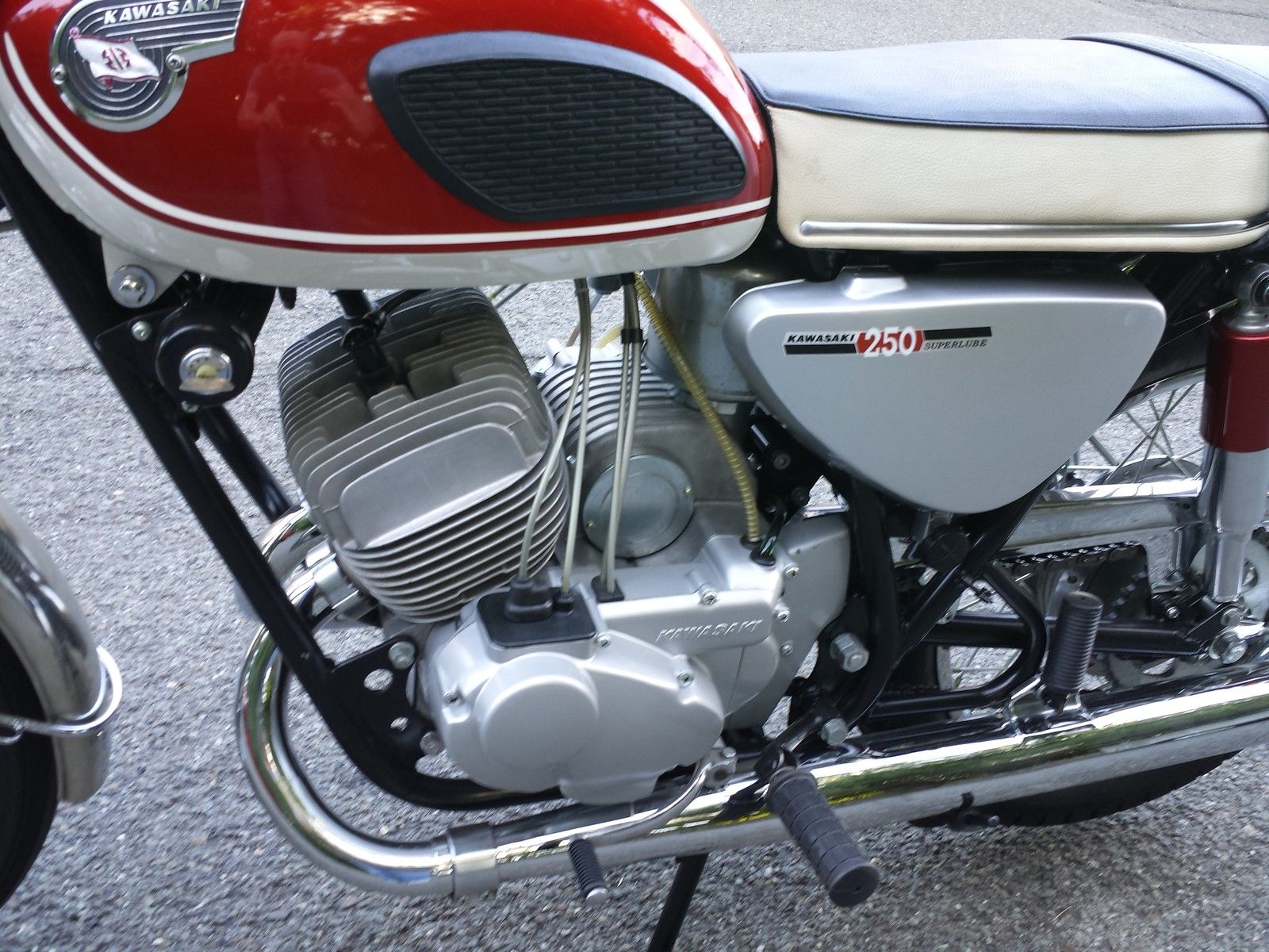 Tæl op se tv Algebra Restored Kawasaki A1 Samurai - 1968 Photographs at Classic Bikes Restored  |Bikes Restored