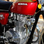 Honda CB450 - 1974 - Motor and Transmission, Kick Start, Frame, Cylinder Head and Engine Cases.