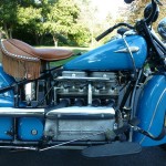 Indian Four - 1941 - Motor and Transmission, Gear Change, Seat, Saddle and Muffler.