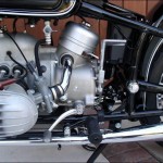 BMW R60/2 - 1962 - Engine and Gear Box, Motor and Transmission, Carburettor, Intake Pipe, Gear Lever, Air Filter Housing, Kick Start and Cylinder Head.