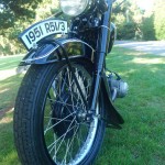 BMW R51/3 - 1951 - Front Wheel, and Fender.