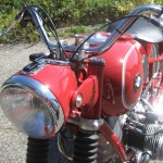 BMW R60 - 1969 - Headlight, Forks, Tank and Suspension.