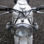 BMW R69S - 1966 - Headlight, Cables and Handlebars.