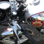 BSA Gold Star - 1955 - Fuel Tank, Headstock and Clip ons.