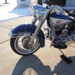 Harley-Davidson FLH Duo Glide - 1960 - Front Wheel, Front Forks, Front Fender and Headlight.