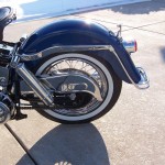 Harley-Davidson FLH Duo Glide - 1960 - Chain Guard, Rear Wheel, Spokes and Shock Absorber.