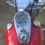 Harley-Davidson Panhead - 1960 - Speedo, Gas Tank, Filler Cap and Ignition Switch.