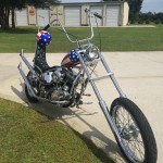 Harley-Davison Easy Rider Replica - 1956 - Front Wheel and Forks.