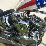 Harley-Davison Easy Rider Replica - 1956 - Engine, Panhead, Heads and Air Cleaner.