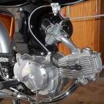 Honda Super 90 - 1965 - Cylinder Head, Carb, Plug Wire, Exhaust and Fuel Tap.