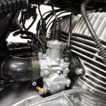 Kawasaki H2 750 - 1975 - Carburettors, air filter and cables.