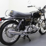 Norton Commando 750 - 1972 - Seat, Exhaust and and Rear Wheel.