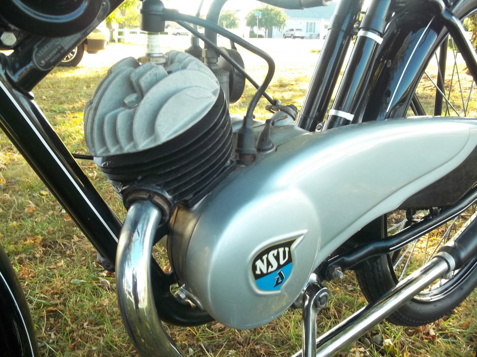 NSU Quick - 1936 - Engine, Cylinder Head, Exhaust and Side Cover.