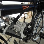 Shaw Motorcycle - 1913 - Engine, Belt Drive and Gas Tank.