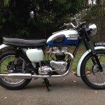 Triumph Bonneville T120 - 1960 - Right Side View, Timing Cover, engine and Seat.