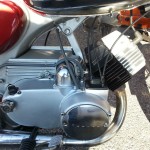 Yamaha YA6 - 1966 - Engine, Gearbox, Cylinder Head, Side Cover and Exhaust.