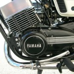 Yamaha RD250B - 1975 - Left Engine view with Gear Lever.