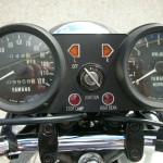 Yamaha RD250B - 1975 - Clocks, Ignition Switch and Lights.