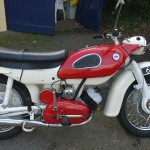 Ariel Arrow - 1962 - Lick Start, Gear Lever, Engine and Gearbox, Frame, Seat and Exhausts.