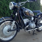 BMW R60/2 - 1967 - Front Forks, Front Fender and Front Wheel.