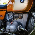 BMW R90S - 1975 - Cylinder Head, Engine Case, Gas Tank and Side Panel.