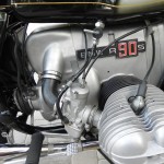 BMW R90S - 1976 - Engine and Gearbox, Spark Plug, Carburettor and Brake Lever.