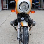 BMW R90S - 1976 - Front View, Fairing, Front Mudguard and Front Wheel.