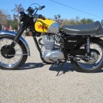 BSA B44VS - 1969 - Left Side View, Engine and Gearbox, Seat, Tank and Forks.