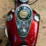 Harley-Davidson Duo Glide - 1960 - Gas Tank, Speedo, Gas Caps and Ignition.