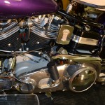 Harley-Davidson FLH Shovelhead - 1972 - Gearbox, Oil Tank, Cylinders, Muffler and Headers.