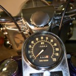 Harley-Davidson FLH Shovelhead - 1972 - Speedo, Clock, Handlebar Mounting and Cables.