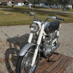 Honda CB160 Sport - 1969 - Front Forks, Front Wheel and Headlight Glass.