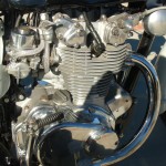 Honda CB450 Black Bomber - 1967 - Motor and Transmission, Cylinder Head, Spark Plug and Carburettor.