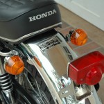 Honda CB750 K1 - 1970 - Rear Mudguard, Rear Light, Indicators and Grab Handle.