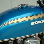 Honda CB750 K1 - 1970 - Fuel Tank and Honda Badge.