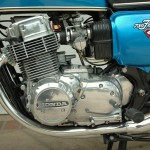 Honda CB750 K1 - 1970 - Gear Lever, Sprocket Cover and Engine.