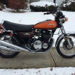 Kawasaki Z1 - 1973 - Engine and Gearbox, Exhausts, Seat and Tank.
