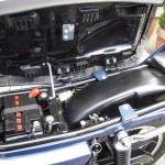 Kawasaki Z250 - 1980 - Under Seat Detail, Battery, Frame, Seat Lock and Catch.