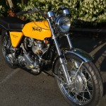 Norton Commando S-Type - 1969 - Front End, Front Mudguard, Front Wheel and Headlight.