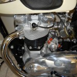 Triumph Tiger T110 - 1958 - Engine, Header Pipe, Cylinder Head, Carburettor and Plug.