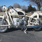 BMW R50 - 1959 - Left Side View, Engine and Gearbox, Frame , Fenders, Forks, Seat and Tank.